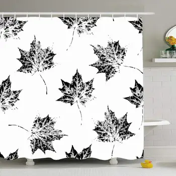Shower Curtain Set with Hooks 72x78 Black White Pattern Textile Autumn Aspen Fall Herbarium Nature Random Design Textures Birch
Shower Curtain Set with Hooks 72x78 Black White Pattern Textile Autumn Aspen Fall Herbarium Nature Random Design Textures Birch