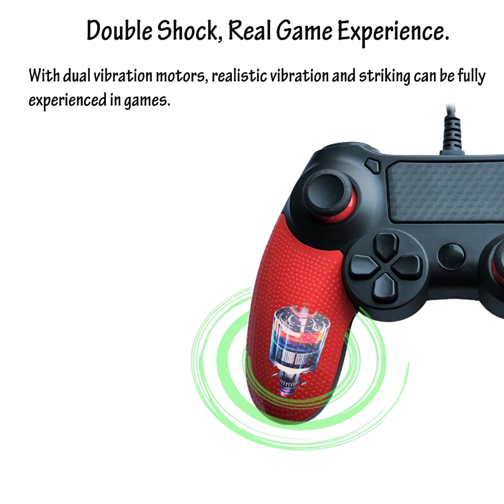 For PS4 Game Wired Controller USB Gamepad Multiple Joystick Vibration Handle 2M Cable Gamepad for iPhone iPad PC for PS4/PS3
For PS4 Game Wired Controller USB Gamepad Multiple Joystick Vibration Handle 2M Cable Gamepad for iPhone iPad PC for PS4/PS3