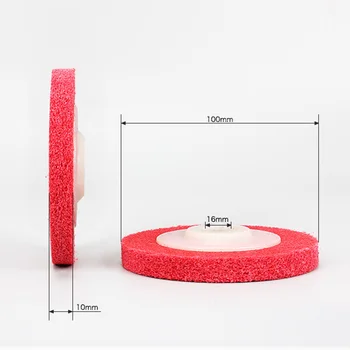 10Pcs Polishing Wheel 100X16Mm9P Non Woven Abrasive Wheel Nylon Fiber Polishing Wheel Abrasive Disc
10Pcs Polishing Wheel 100X16Mm9P Non Woven Abrasive Wheel Nylon Fiber Polishing Wheel Abrasive Disc