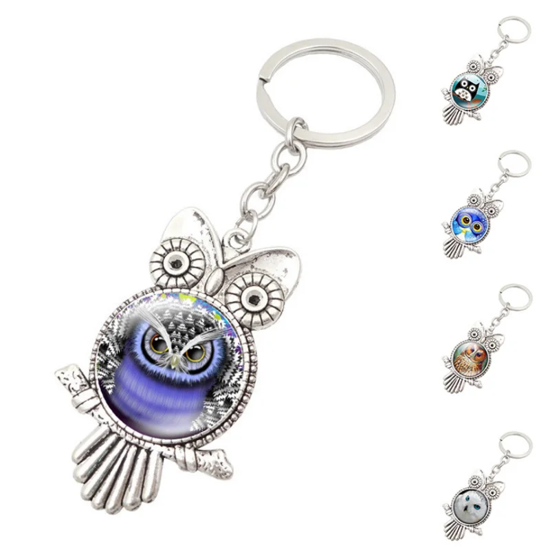 Retro Owl Time Gem Metal Keychain Glass key Chain Car Key Chain Pendant Lucky Charm Protection Fashion Car Accessories Gifts
Retro Owl Time Gem Metal Keychain Glass key Chain Car Key Chain Pendant Lucky Charm Protection Fashion Car Accessories Gifts