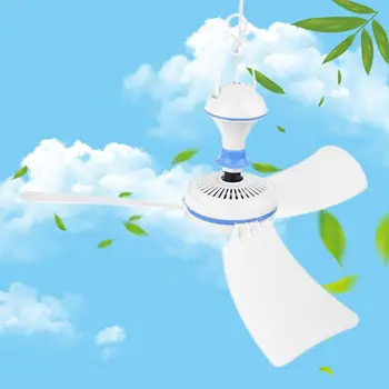5V USB Ceiling Fan 17” Silent Hanging Fan USB Powered Camping Tent Canopy Fans for Outdoor Picnic Bed Home Dormitory 
5V USB Ceiling Fan 17” Silent Hanging Fan USB Powered Camping Tent Canopy Fans for Outdoor Picnic Bed Home Dormitory