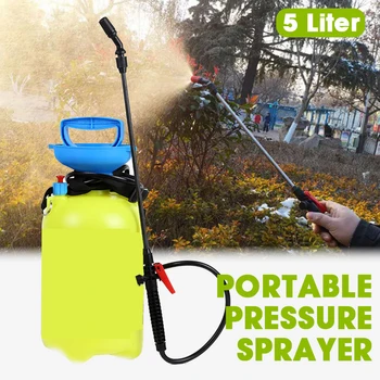 5L Garden Pressure Sprayer Flower Plant Watering Portable Pressure Sprayer Lance Pesticide Fertilizer Disinfection Spray Tool 
5L Garden Pressure Sprayer Flower Plant Watering Portable Pressure Sprayer Lance Pesticide Fertilizer Disinfection Spray Tool