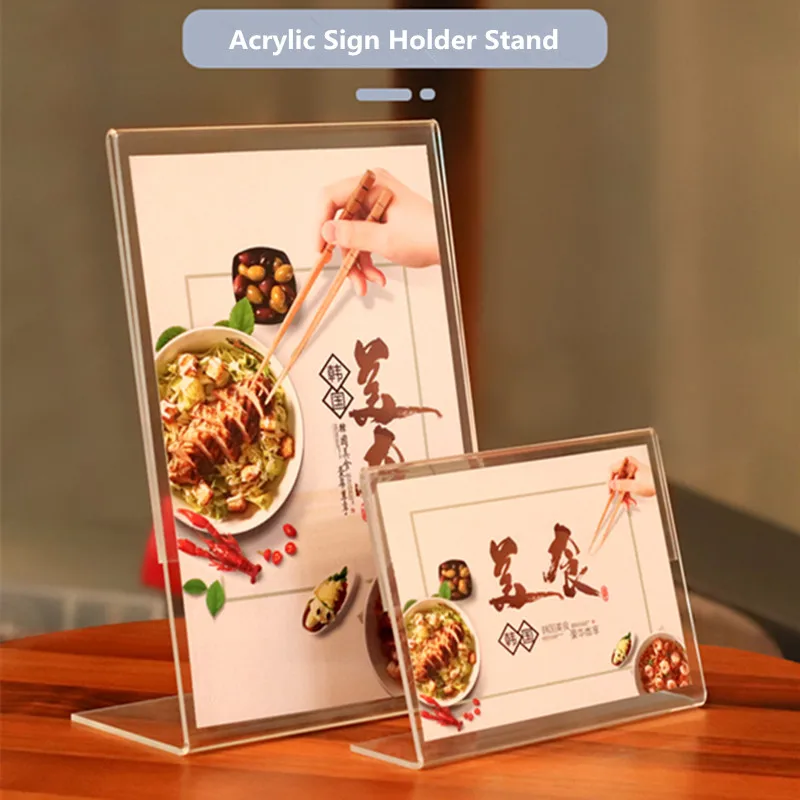 A4 Acrylic Sign Holder 8.5" X 11" inch Resistant Acrylic Sign Holder for Brochures, Advertising Pamphlets and Restaurant Menus
A4 Acrylic Sign Holder 8.5" X 11" inch Resistant Acrylic Sign Holder for Brochures, Advertising Pamphlets and Restaurant Menus