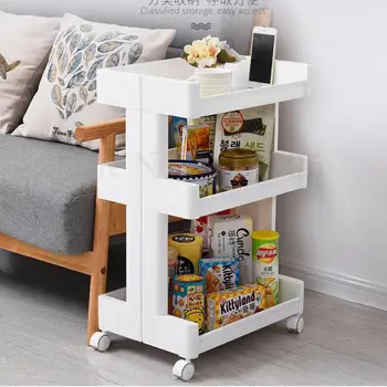 Trolley Rack Plastic Toilet Living Room Storage Rack Multi-layer Kitchen Movable Storage Rack Landing
Trolley Rack Plastic Toilet Living Room Storage Rack Multi-layer Kitchen Movable Storage Rack Landing