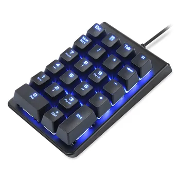 Mechanical Numeric Keypad Slim Blue Backlight USB Wired 22 Keys for Laptop Desktop PC AS99
Mechanical Numeric Keypad Slim Blue Backlight USB Wired 22 Keys for Laptop Desktop PC AS99