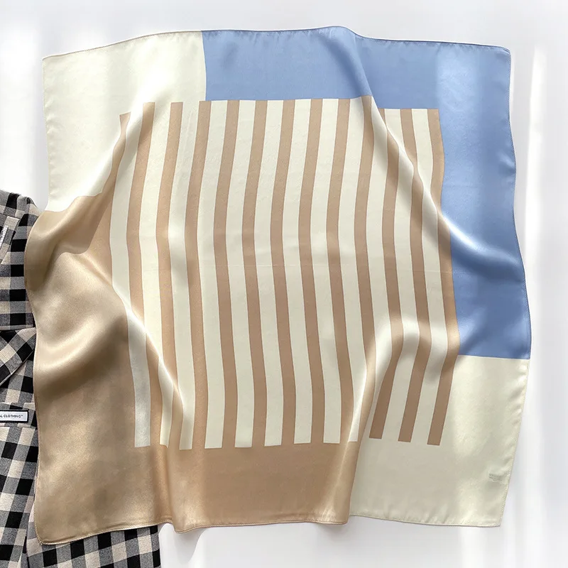 2022 Stripe 100% real silk scarves women scarf spring printed wrap shawl square Hair Foulard Neckerchief Hijab Pashmina bandanna
2022 Stripe 100% real silk scarves women scarf spring printed wrap shawl square Hair Foulard Neckerchief Hijab Pashmina bandanna