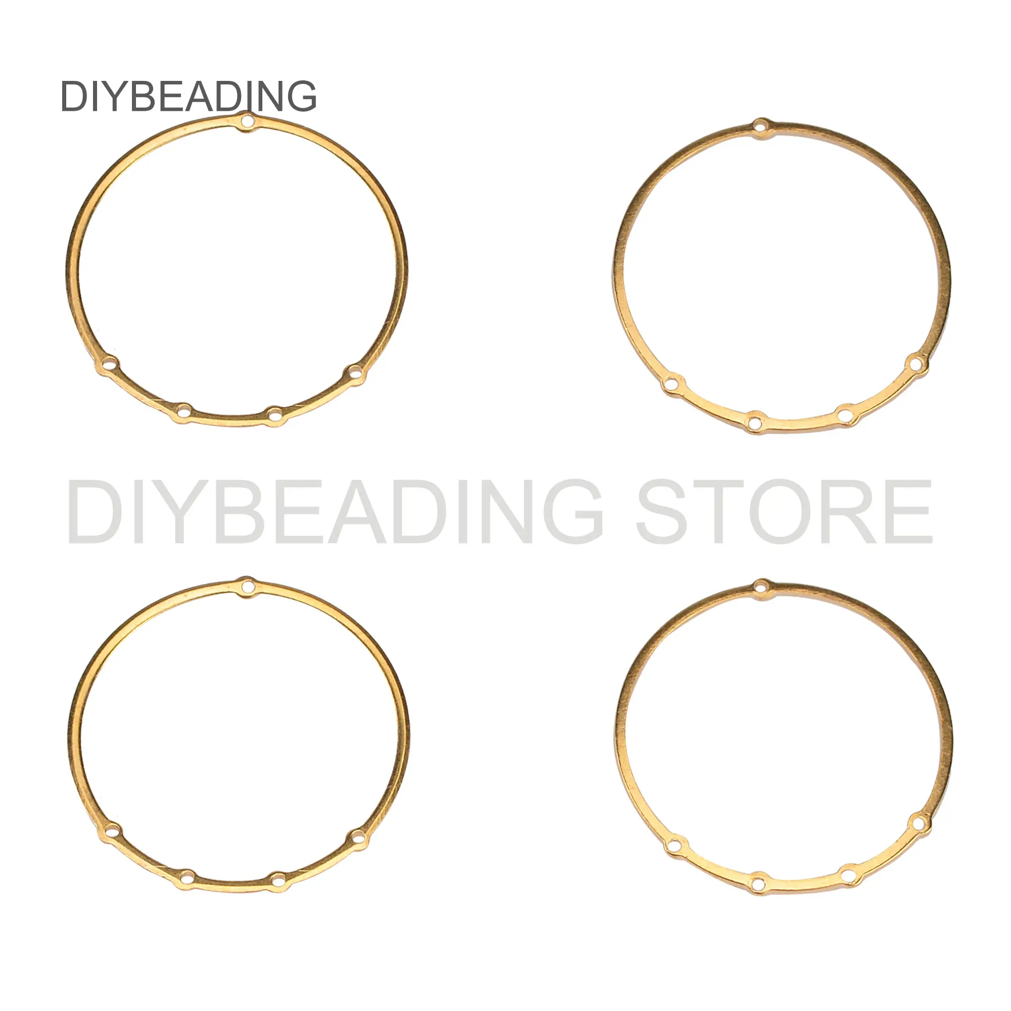 10-100 Pcs Component for Dangle Earring Making Multi Holes Brass Circle Hoop Connector Pendant Finding Lots Supplies (32mm)
10-100 Pcs Component for Dangle Earring Making Multi Holes Brass Circle Hoop Connector Pendant Finding Lots Supplies (32mm)