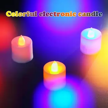 Glow Candle Luminous Products Multicolor Light Decoration Practical Party Plastic Fashion Beautiful Electronic Candles
Glow Candle Luminous Products Multicolor Light Decoration Practical Party Plastic Fashion Beautiful Electronic Candles