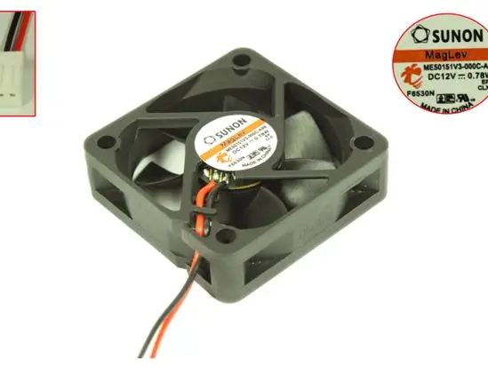 

SUNON ME50151V3-000C-A99 DC 12V 0.78W 50x50x15mm 2-Wire Server Cooling Fan