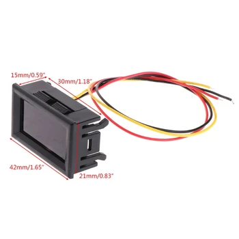 2 in 1 LED Tachometer Gauge Digital RPM Voltmeter for Auto Motor Rotating Speed 40m ADC 8V -17V adopt 0.36in digital tube
2 in 1 LED Tachometer Gauge Digital RPM Voltmeter for Auto Motor Rotating Speed 40m ADC 8V -17V adopt 0.36in digital tube