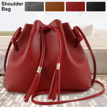 2020 Fashion Women High Quality Vintage Bucket Bag Tassel Messenger Retro Shoulder Handbag Simple Crossbody Tote Bags
2020 Fashion Women High Quality Vintage Bucket Bag Tassel Messenger Retro Shoulder Handbag Simple Crossbody Tote Bags
