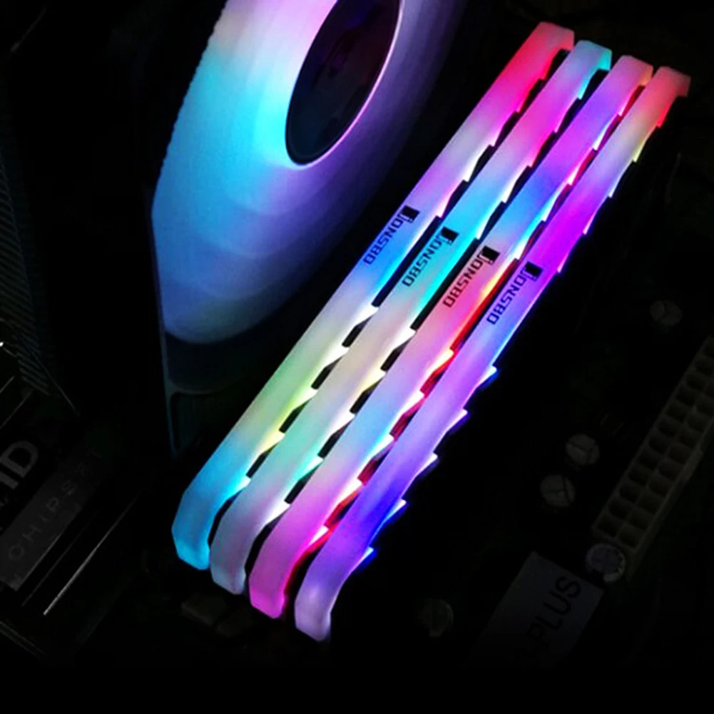 Jonsbo NC 1 теплоотвод ОЗУ кулер RGB 256 Цвет ПК памяти охлаждения жилет радиатора Для DDR