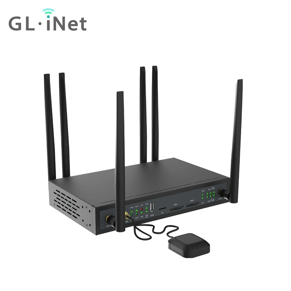 GL.iNet GL-X1200 Industrial 4G Router Gigabit Dual-Band Wi-Fi IoT Gateway VPN Client and Server Support SIM TF card slot MU-MIMO
GL.iNet GL-X1200 Industrial 4G Router Gigabit Dual-Band Wi-Fi IoT Gateway VPN Client and Server Support SIM TF card slot MU-MIMO