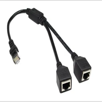 Cat5 RJ45 one centimeter and two busbars Computer network port one point and two lines Easy to plug and unplug 0.25m
Cat5 RJ45 one centimeter and two busbars Computer network port one point and two lines Easy to plug and unplug 0.25m