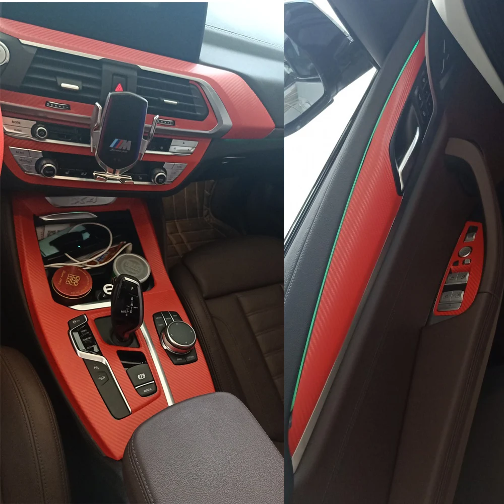 For BMW X3 X4 G01 G02 2018-2020 Interior Central Control Panel Door Handle Carbon Fiber Stickers Decals Car styling Accessorie
For BMW X3 X4 G01 G02 2018-2020 Interior Central Control Panel Door Handle Carbon Fiber Stickers Decals Car styling Accessorie
