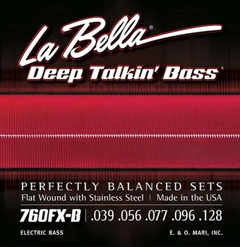 760fx-b deep Talkin' bass strings for 5-string bass guitar, extra light, 39-128, La Bella
760fx-b deep Talkin' bass strings for 5-string bass guitar, extra light, 39-128, La Bella