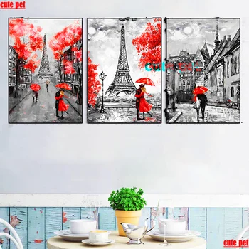 5D Abstract eiffel tower DIY Diamond Painting Diamond Embroidery CrossStitch Mosaic 3PCS Full Square round Drill Home Wall Decor 
5D Abstract eiffel tower DIY Diamond Painting Diamond Embroidery CrossStitch Mosaic 3PCS Full Square round Drill Home Wall Decor