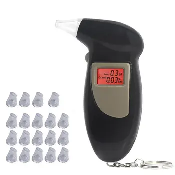 Professional Pocket Digital Alcohol Breath Tester Without Backlight Analyzer Detector Test Testing LCD Display with 24pcs Mouth
Professional Pocket Digital Alcohol Breath Tester Without Backlight Analyzer Detector Test Testing LCD Display with 24pcs Mouth