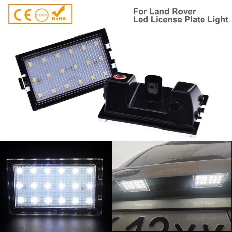 2Pcs LED Number License Plate Light For Land Rover LR2 3 4 Discover Series 3 4 Freelander 2 Range Rover Sport White Error Free
2Pcs LED Number License Plate Light For Land Rover LR2 3 4 Discover Series 3 4 Freelander 2 Range Rover Sport White Error Free