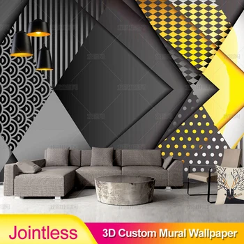 Jointless Custom Nordic Geometric Photo Wallpaper 3D Personality Geometry Pattern Living Room TV Background Wall Decoration
Jointless Custom Nordic Geometric Photo Wallpaper 3D Personality Geometry Pattern Living Room TV Background Wall Decoration