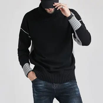 2020 Winter Autumn Korean Style Warm Sweater Turtleneck Wool Patchwork Sweater Men Knitwear Coat Male Knitted Jumper Pullover
2020 Winter Autumn Korean Style Warm Sweater Turtleneck Wool Patchwork Sweater Men Knitwear Coat Male Knitted Jumper Pullover