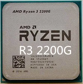 AMD Ryzen 3 2200G R3 2200G 3.5 GHz Quad-Core Quad-Thread CPU Processor YD2200C5M4MFB Socket AM4 R3-2200G
AMD Ryzen 3 2200G R3 2200G 3.5 GHz Quad-Core Quad-Thread CPU Processor YD2200C5M4MFB Socket AM4 R3-2200G
