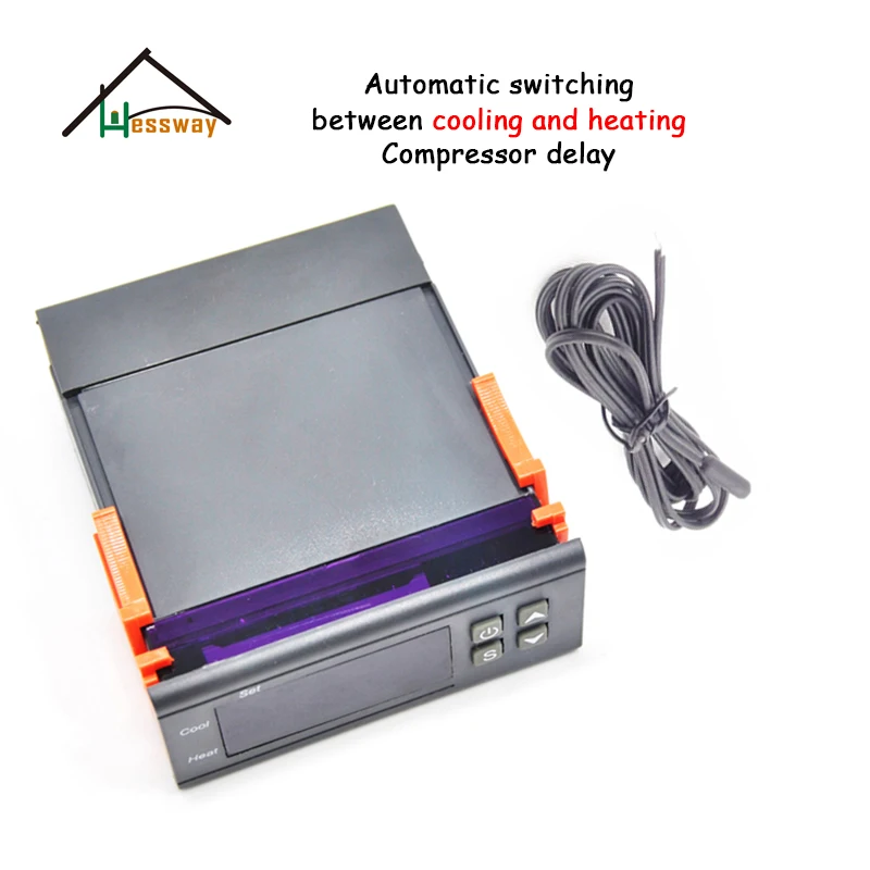 Hysteresis tempe 0.6°C waterproof sensor thermostatic THERMOSTAT for Auto swith cool and heat Control temperature
Hysteresis tempe 0.6°C waterproof sensor thermostatic THERMOSTAT for Auto swith cool and heat Control temperature