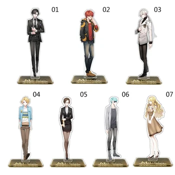 

15.5cm Anime Mystic Messenger Jumin Zen Yoosung Jaehee Rika 707 V Acrylic Desk Stand Figure Model Action Figures Toys