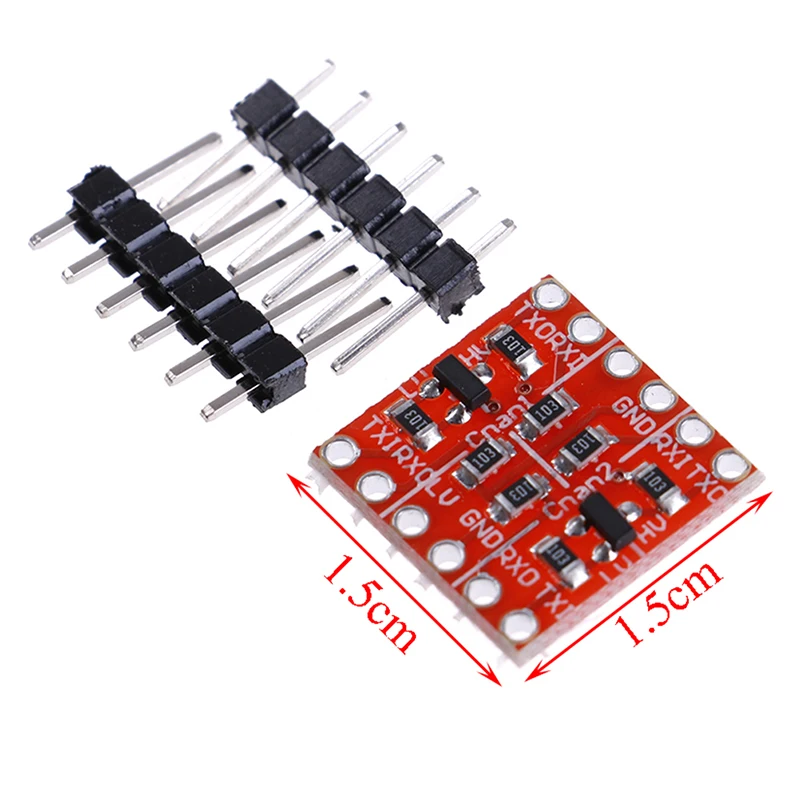 1Sets 4 Channel Bi-Directional Logic Level Shifter Converter 3.3V-5V Logics Level Converter
1Sets 4 Channel Bi-Directional Logic Level Shifter Converter 3.3V-5V Logics Level Converter