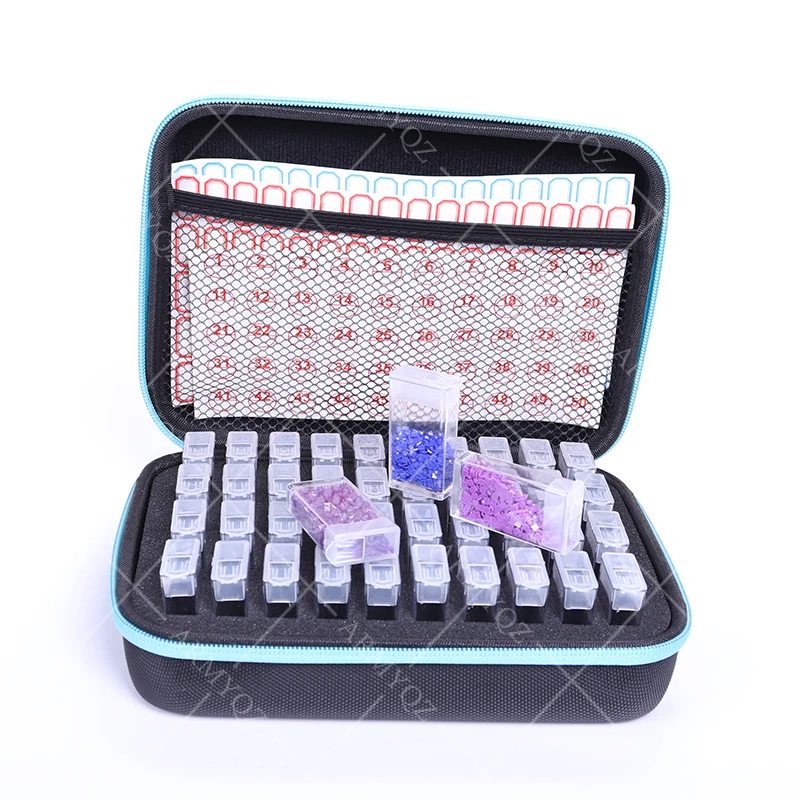 40 Bottles Diamond Painting Box Tool Container Storage Box Carry Case Holder Hand Bag ZipperDiamond Cross Stitch Accessories
40 Bottles Diamond Painting Box Tool Container Storage Box Carry Case Holder Hand Bag ZipperDiamond Cross Stitch Accessories