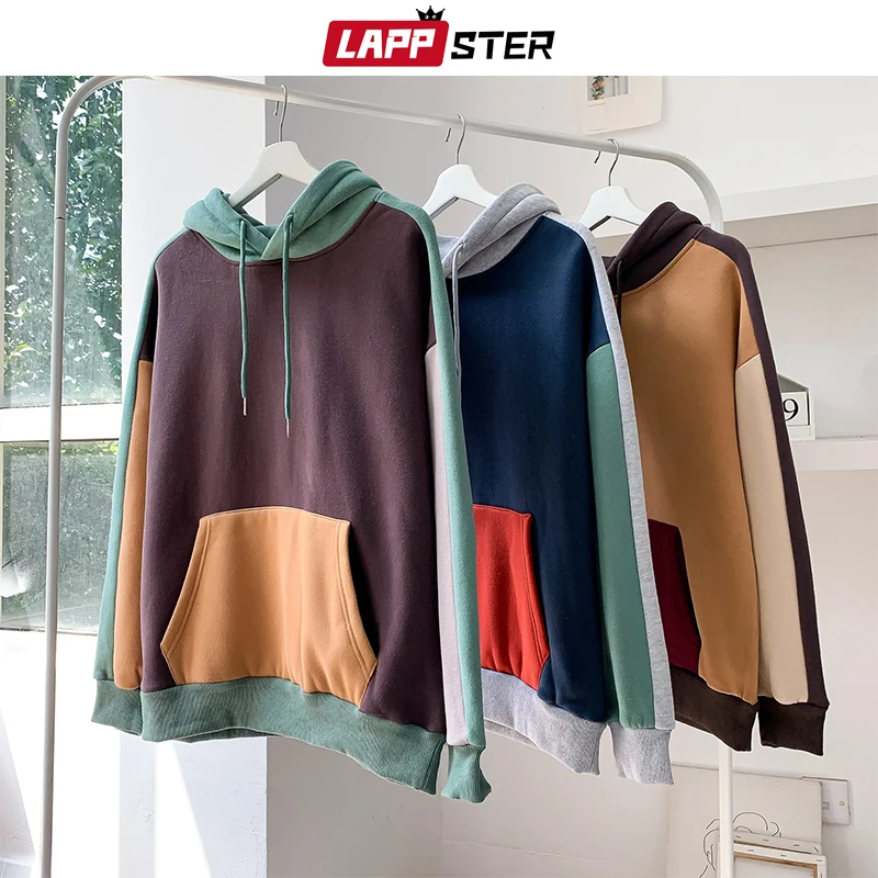 Men Korean Harajuku Hooded Hoodies 2019 Mens Patchwork Oversized Japanese Streetwear Sweatshirts Couple Hip Hop Hoodie 
Men Korean Harajuku Hooded Hoodies 2019 Mens Patchwork Oversized Japanese Streetwear Sweatshirts Couple Hip Hop Hoodie