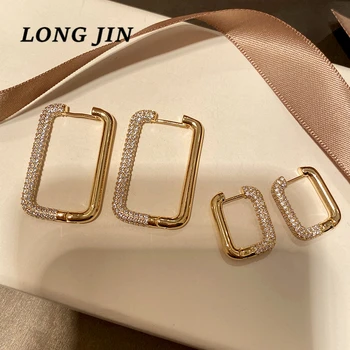 White rectangular geometric earrings women's simple wild mosaic zircon mosaic golden rectangular geometric earrings jewelry
White rectangular geometric earrings women's simple wild mosaic zircon mosaic golden rectangular geometric earrings jewelry