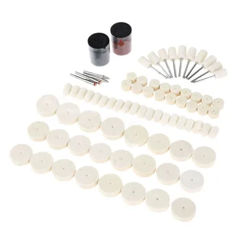 78Pcs Soft Wool Polishing Buffing Burr Wheel Kit Rotary Mix Accessory Tool For Rotary Tool Accessories
78Pcs Soft Wool Polishing Buffing Burr Wheel Kit Rotary Mix Accessory Tool For Rotary Tool Accessories