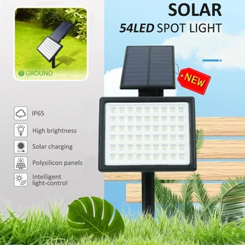 54LED Outdoor Solar Light Adjustable Spotlight Solar Energy saving Ground lamp waterproof Garden Decoration lamp
54LED Outdoor Solar Light Adjustable Spotlight Solar Energy saving Ground lamp waterproof Garden Decoration lamp