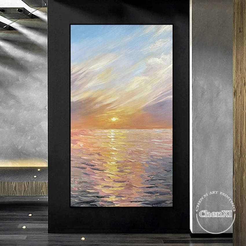 Free Shipping 100% Seascape Oil Painting Abstract On Canvas Modern Home Decor Art Wall Picture Unframed Wall Art Canvas Painting
Free Shipping 100% Seascape Oil Painting Abstract On Canvas Modern Home Decor Art Wall Picture Unframed Wall Art Canvas Painting