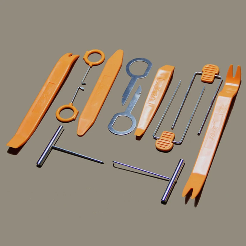 12Pcs Door Clip Panel Removal Tool Audio Video Instrument Panel Removal and Installation Steps Pry Tool Plastic Trim Repair Tool
12Pcs Door Clip Panel Removal Tool Audio Video Instrument Panel Removal and Installation Steps Pry Tool Plastic Trim Repair Tool