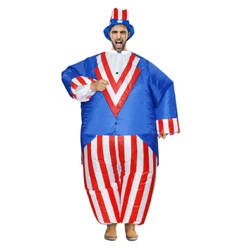 Adult Inflatable Uncle Sam Costume clown costume Funny Game Cosplay Dress Halloween Party Clothes 
Adult Inflatable Uncle Sam Costume clown costume Funny Game Cosplay Dress Halloween Party Clothes