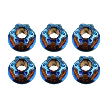 6 Pcs Titanium Hex Flange Nuts Ti M6 M8 M10 M12 M14 M16 Nut for Motorcycle Bicycle Bike Brake Accessories
6 Pcs Titanium Hex Flange Nuts Ti M6 M8 M10 M12 M14 M16 Nut for Motorcycle Bicycle Bike Brake Accessories