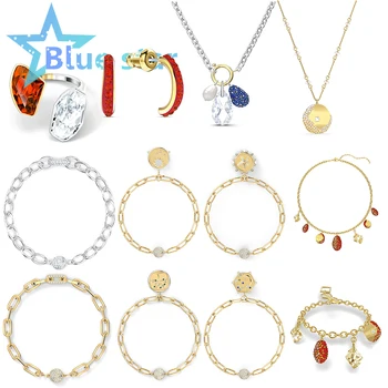 Swarovskis original 1:1 exquisite new fire element earrings fashion jewelry bracelet exquisite crystal necklace ladies jewelry
Swarovskis original 1:1 exquisite new fire element earrings fashion jewelry bracelet exquisite crystal necklace ladies jewelry