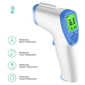Baby Adult Infrared Thermometer Digital Body Measurement Forehead Thermometer Non-Contact Thermometer Tool Quick Delivery
Baby Adult Infrared Thermometer Digital Body Measurement Forehead Thermometer Non-Contact Thermometer Tool Quick Delivery