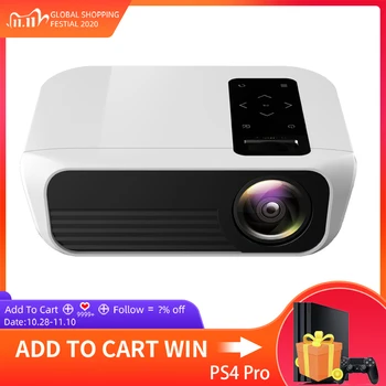 Salange T8 Led Projector Full HD 1920x1080P Mini Projetor for Home Cinema Proyector 4500 Lumens Android 7.1 HDMI VGA USB Beamer
Salange T8 Led Projector Full HD 1920x1080P Mini Projetor for Home Cinema Proyector 4500 Lumens Android 7.1 HDMI VGA USB Beamer
