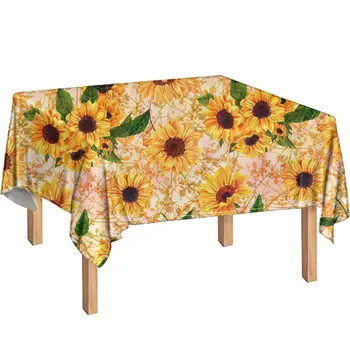 HUGSIDEA Tablecloth Sunflower Print Table Cover Yellow Sun Flower Dining Table Cover Tea Table Cloth Decorative Mantel Mesa
HUGSIDEA Tablecloth Sunflower Print Table Cover Yellow Sun Flower Dining Table Cover Tea Table Cloth Decorative Mantel Mesa
