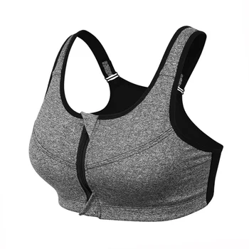 Women Sport Bras Zipper Front Running Sports Bra Push Up Shockproof Wirefree Crop Top Fitness Vest Tops 5XL
Women Sport Bras Zipper Front Running Sports Bra Push Up Shockproof Wirefree Crop Top Fitness Vest Tops 5XL