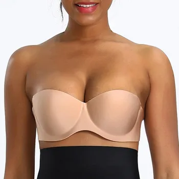 Women Magic Push Up Bra Strapless Women Bras Underwired Back Band Dress Wedding Backless invisible Wire Fres Bra Plus Size Z0526
Women Magic Push Up Bra Strapless Women Bras Underwired Back Band Dress Wedding Backless invisible Wire Fres Bra Plus Size Z0526