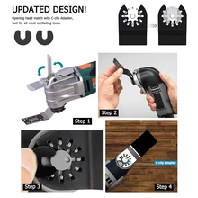 23pcs Multitool Blades High Carbon Steel Oscillating Saw Blades Quick Release Oscillating Blades High Precision Swing Blades Kit
23pcs Multitool Blades High Carbon Steel Oscillating Saw Blades Quick Release Oscillating Blades High Precision Swing Blades Kit