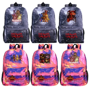 Five Nights at Freddy's Backpack Children's Backpack Boys Girls Backpack Teenagers Student's Daily Backpack Travel Backpack
Five Nights at Freddy's Backpack Children's Backpack Boys Girls Backpack Teenagers Student's Daily Backpack Travel Backpack