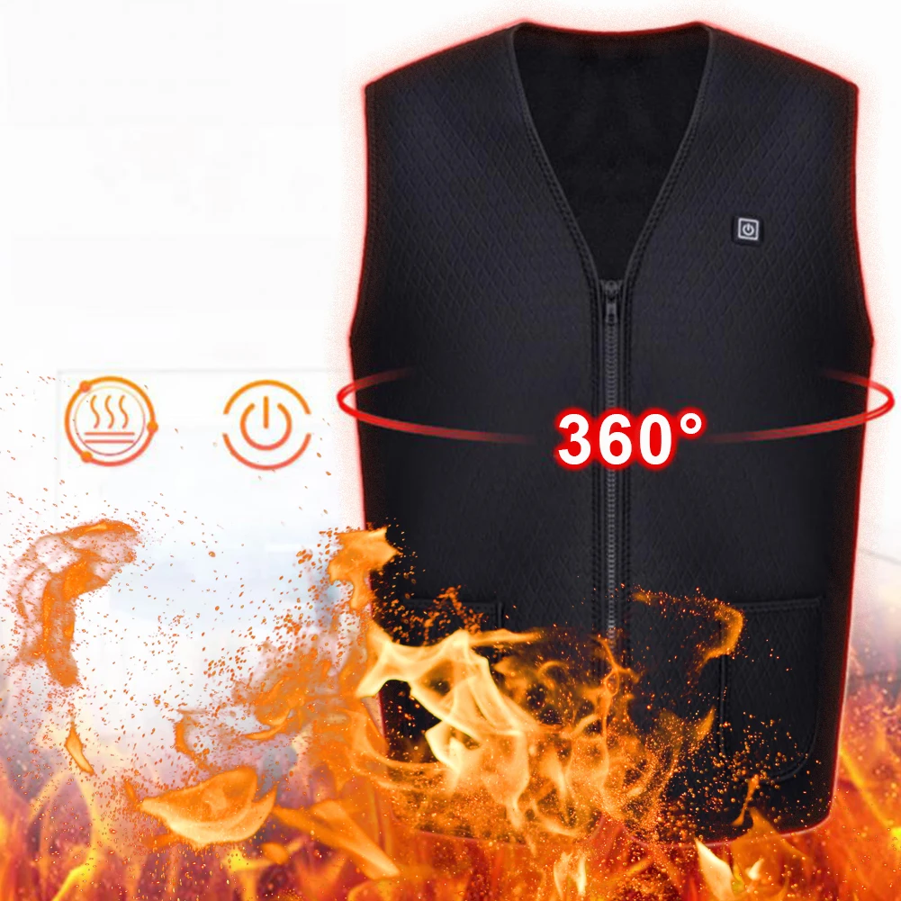 Men Women Heating Vest Outdoor USB Infrared Vest Jacket Winter Flexible Electric Thermal Clothing Waistcoat For Sports Hiking
Men Women Heating Vest Outdoor USB Infrared Vest Jacket Winter Flexible Electric Thermal Clothing Waistcoat For Sports Hiking