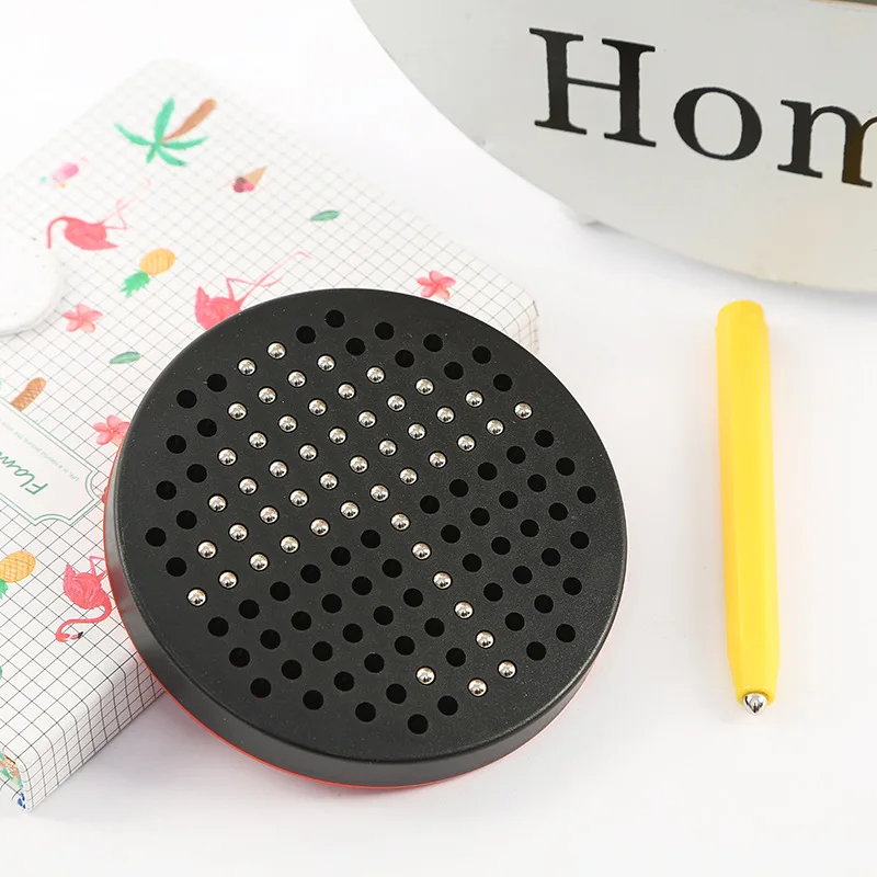 Magnetic Writing Board Steel Ball Magnetic Drawing Board Round Board Educational Toy Kids Portable Number Letter Painting Toys
Magnetic Writing Board Steel Ball Magnetic Drawing Board Round Board Educational Toy Kids Portable Number Letter Painting Toys