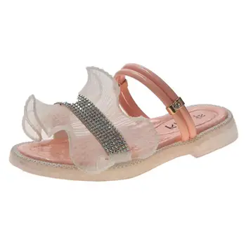 New Kids Sandals Summer Beach Children Lace Diamond Sandals Bling Sequins For Baby Shoes Flats Girls Slipper
New Kids Sandals Summer Beach Children Lace Diamond Sandals Bling Sequins For Baby Shoes Flats Girls Slipper