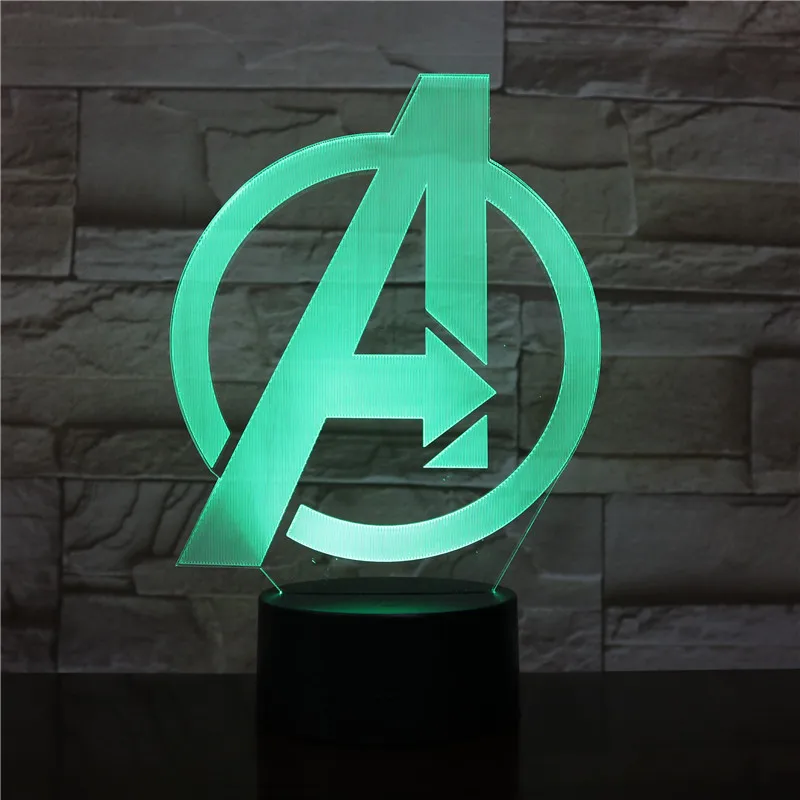 Figure Projection Lamp Remote Control 3D Table Lamp Avengers Party Decoration Sleep Nightlight
Figure Projection Lamp Remote Control 3D Table Lamp Avengers Party Decoration Sleep Nightlight